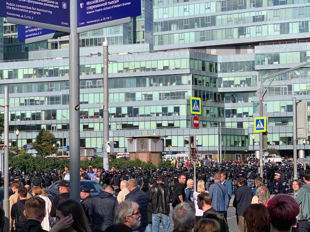 В Петербурге и Москве прошли митинги против произвола на выборах
