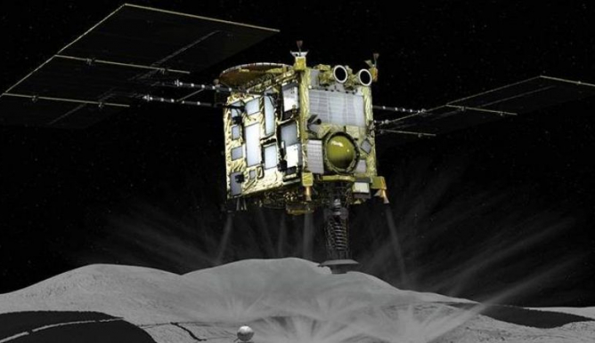 Опубликовано видео посадки зонда Hayabusa2 на астероид Рюгу