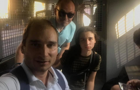 В Москве задержали журналистов, вышедших в поддержку Голунова