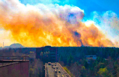 Чернобыльский лесной пожар потушен