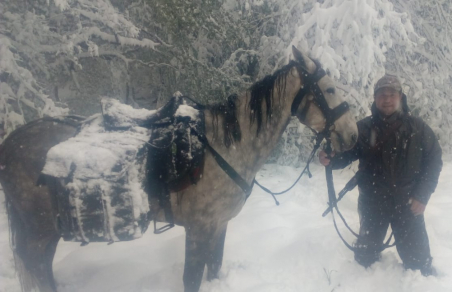 В Адыгее и Краснодарском крае прошли мощные снегопады
