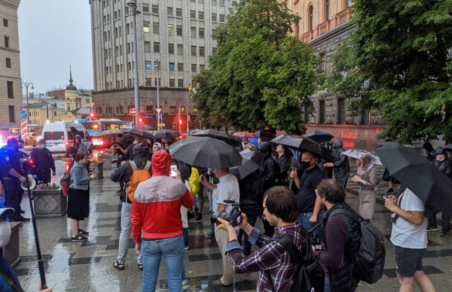 У здания ФСБ задержаны участники акции в защиту Светланы Прокопьевой
