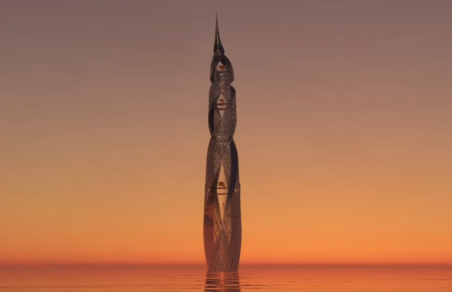 «Газпром» закрутит в Петербурге башню в форме молекулы ДНК