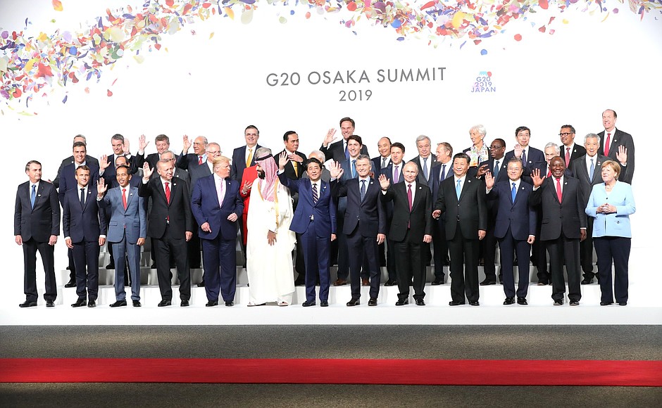 Путин и Трамп встретились на саммите G-20 в Осаке