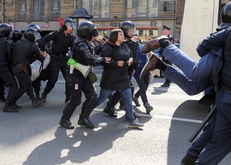 Совет по правам человека опубликовал отчет о разгоне мирного шествия в Петербурге