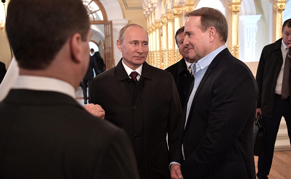 Путин обсуждал вопрос освобождения украинских моряков с Медведчуком