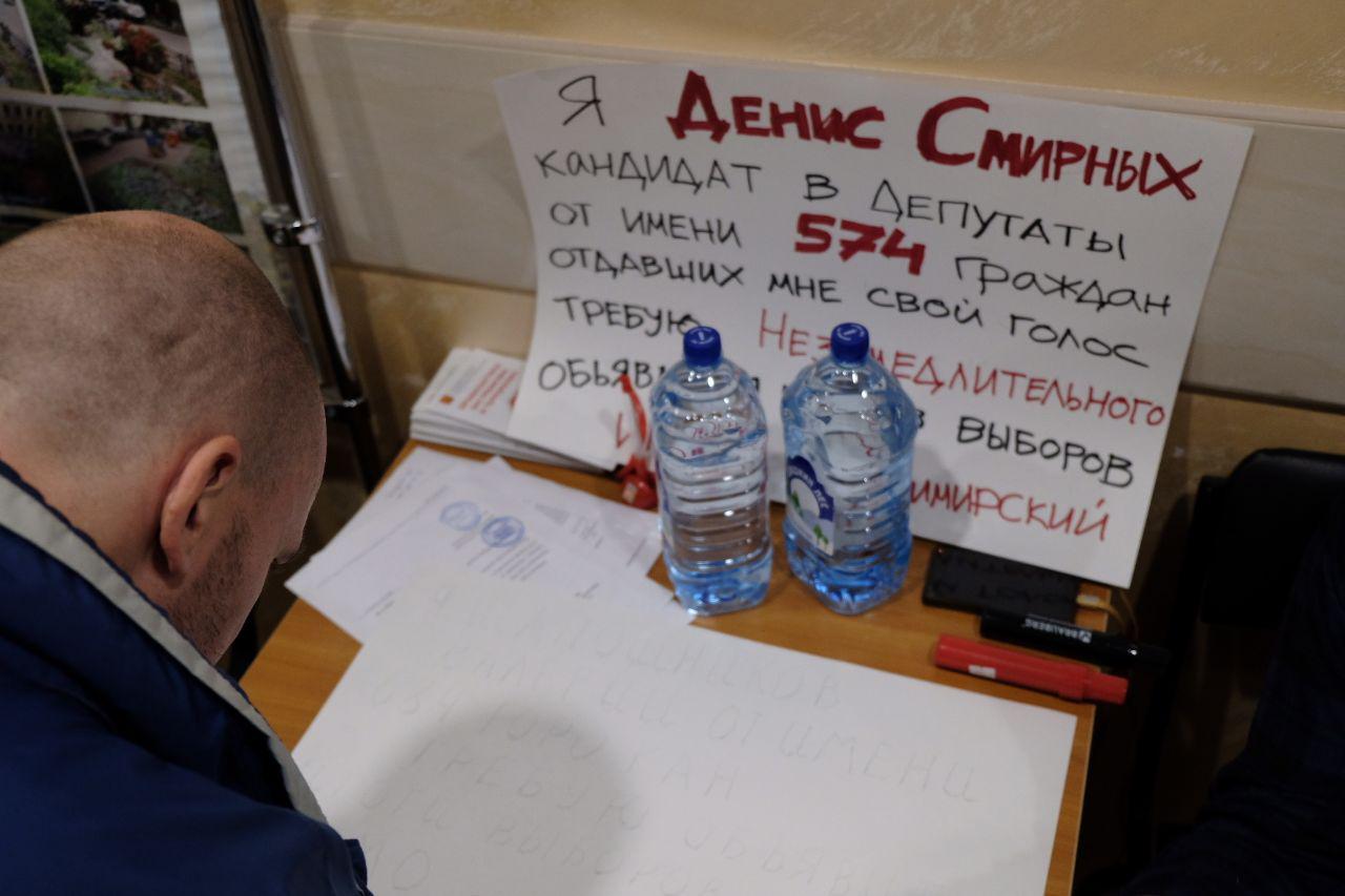 Во Владимирском - схватка против пересчета со вбросом бюллетеней