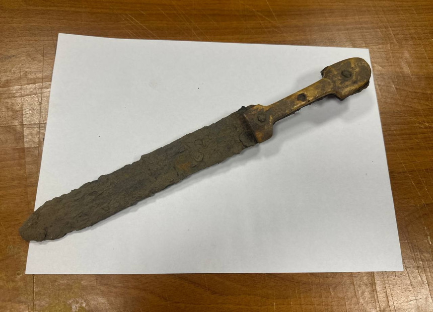 В Выборге найден кавказский кинжал XIX века