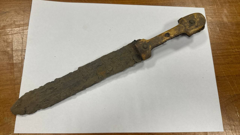 В Выборге найден кавказский кинжал XIX века