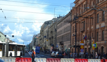 Ремонт второго отрезка Невского проспекта займет полмесяца