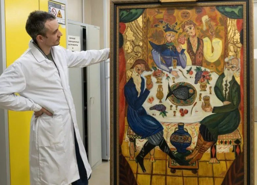 В Ленобласти восстановлена картина о любви и семье