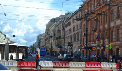 Ремонт второго отрезка Невского проспекта займет полмесяца