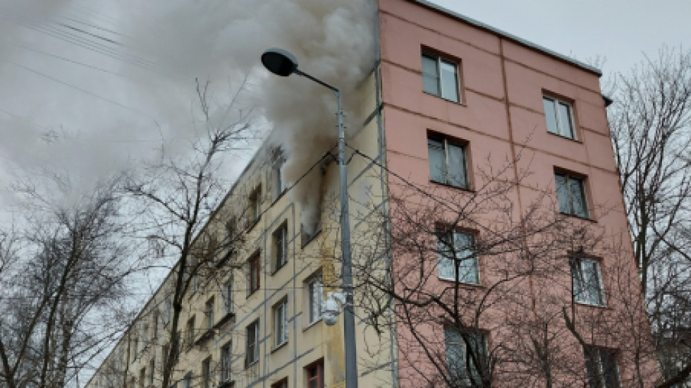 В Московском районе Петербурга горела квартира: фото