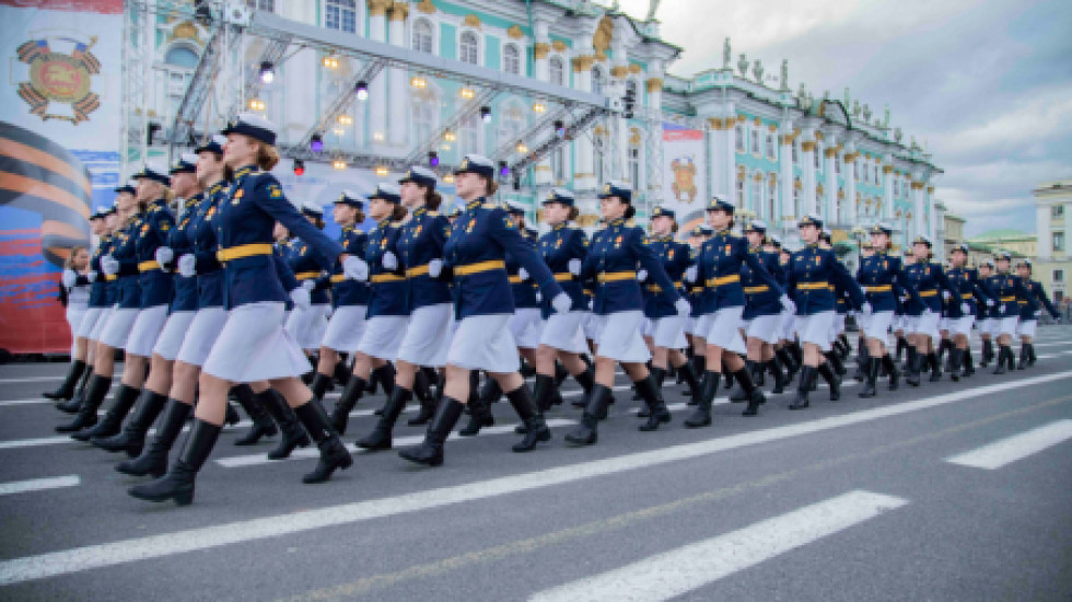 День российской гвардии отпраздновали у Зимнего дворца