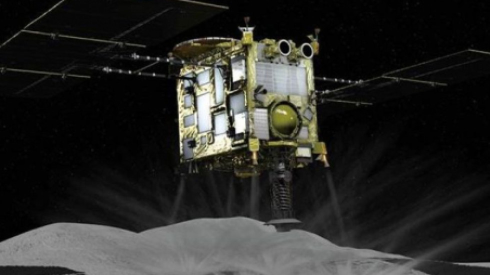 Опубликовано видео посадки зонда Hayabusa2 на астероид Рюгу