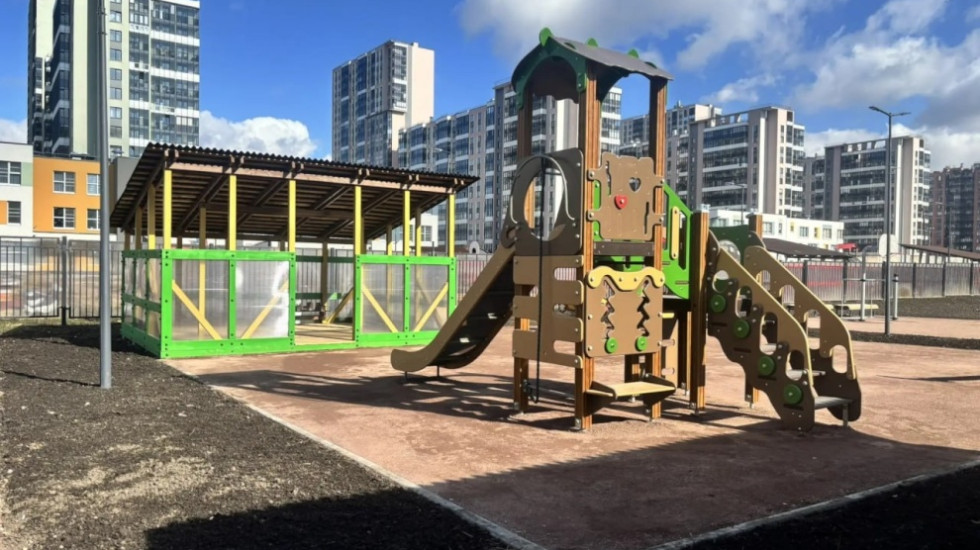 В спальном районе на западе Петербурга построен детсад