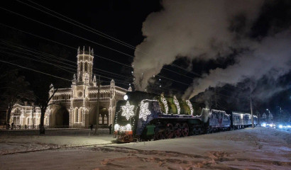 Поезд Деда Мороза приедет в Петербург в начале января