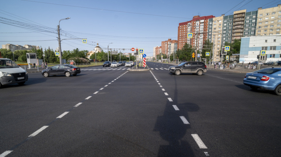 Завершился ремонт проспекта Косыгина и Колтушского путепровода