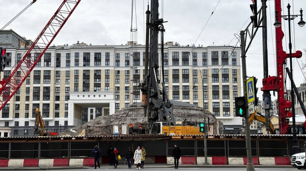 Метростроевцы показали реконструкцию «Фрунзенской»: фото