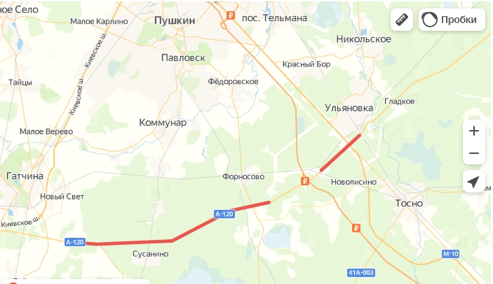 Санкт-Петербургское южное полукольцо включит реверс с 10 мая